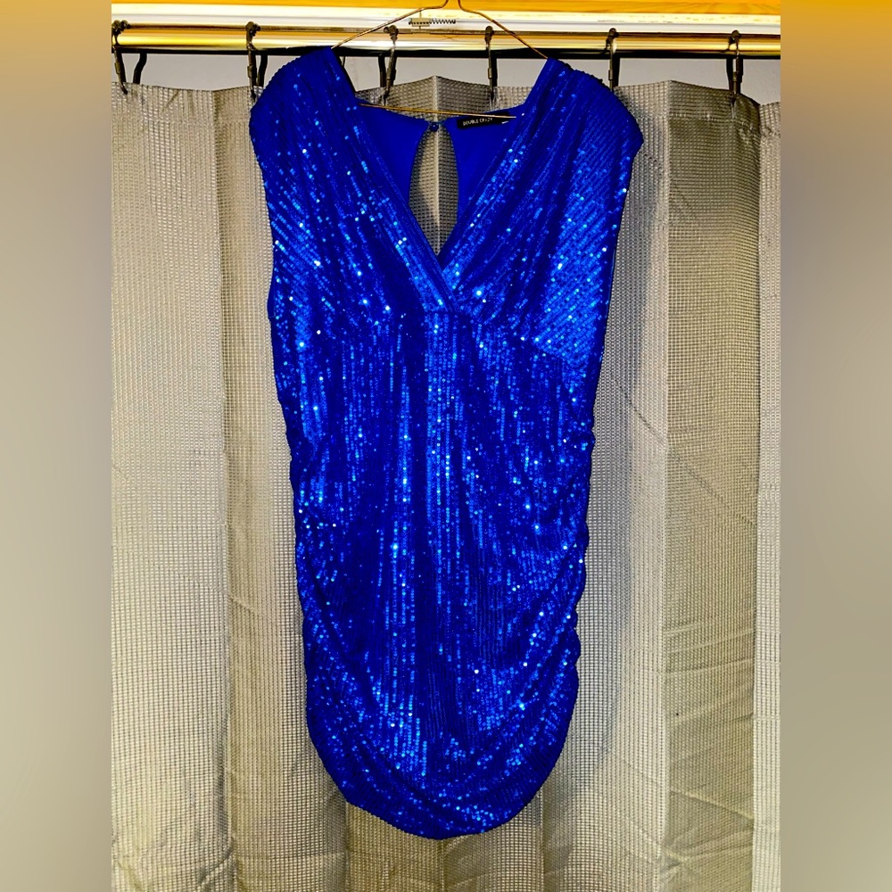 Royal Blue Sequin Dress